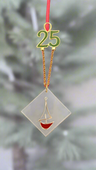 Sterling silver charm on Plexiglas - Sailboat charm - ELEFTHERIOU EL