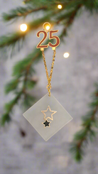 Sterling silver charm on Plexiglass - Star Charm - ELEFTHERIOU EL