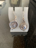 Alexander the Great Earrings, sterling silver earrings, handmade earrings (AG-08)