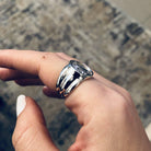 Alexander the Great Portait Coin Ring in Sterling Silver (DT-103)