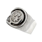 Alexander the Great Portrait Coin Ring in Sterling Silver (DT-110)