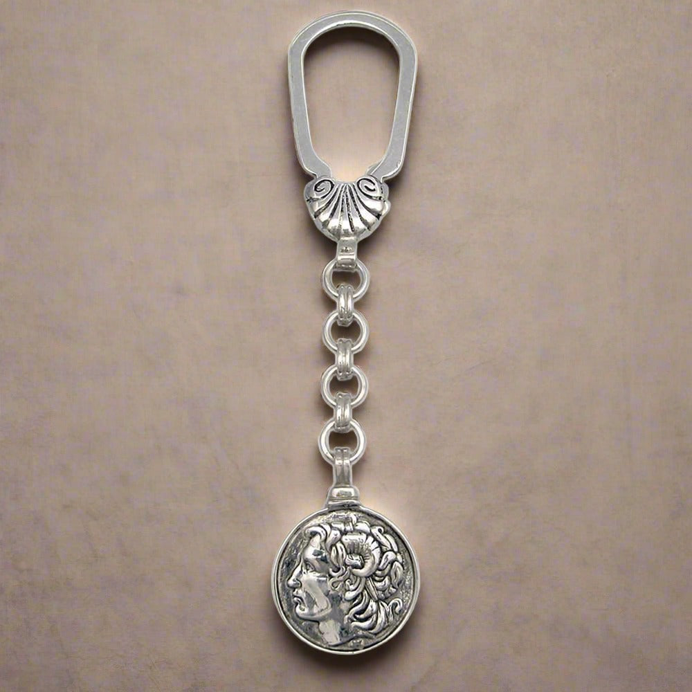 925 Sterling Silver Certified top Handmade Gift Keychain