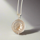 Alexander the Great pendant, Bronze Coin Pendant, Greek Jewelry, Alexander the Great