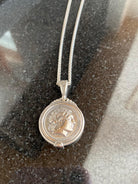 Alexander the Great pendant in sterling silver, Coin Pendant (PE-100)