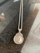 Alexander the Great pendant in sterling silver, Coin Pendant (PE-94)