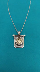 Alexander the Great pendant in sterling silver, Coin Pendant (PE-95)