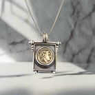 Alexander the Great pendant in sterling silver, Coin Pendant (PE-95)