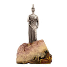 Athena Goddess statue, Piraeus Athena Greek Goddess of Wisdom and War, Sterling Silver Statue (A-04)