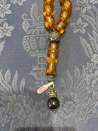 Authentic Mastic Amber Beads Komboloi (ROS-01)