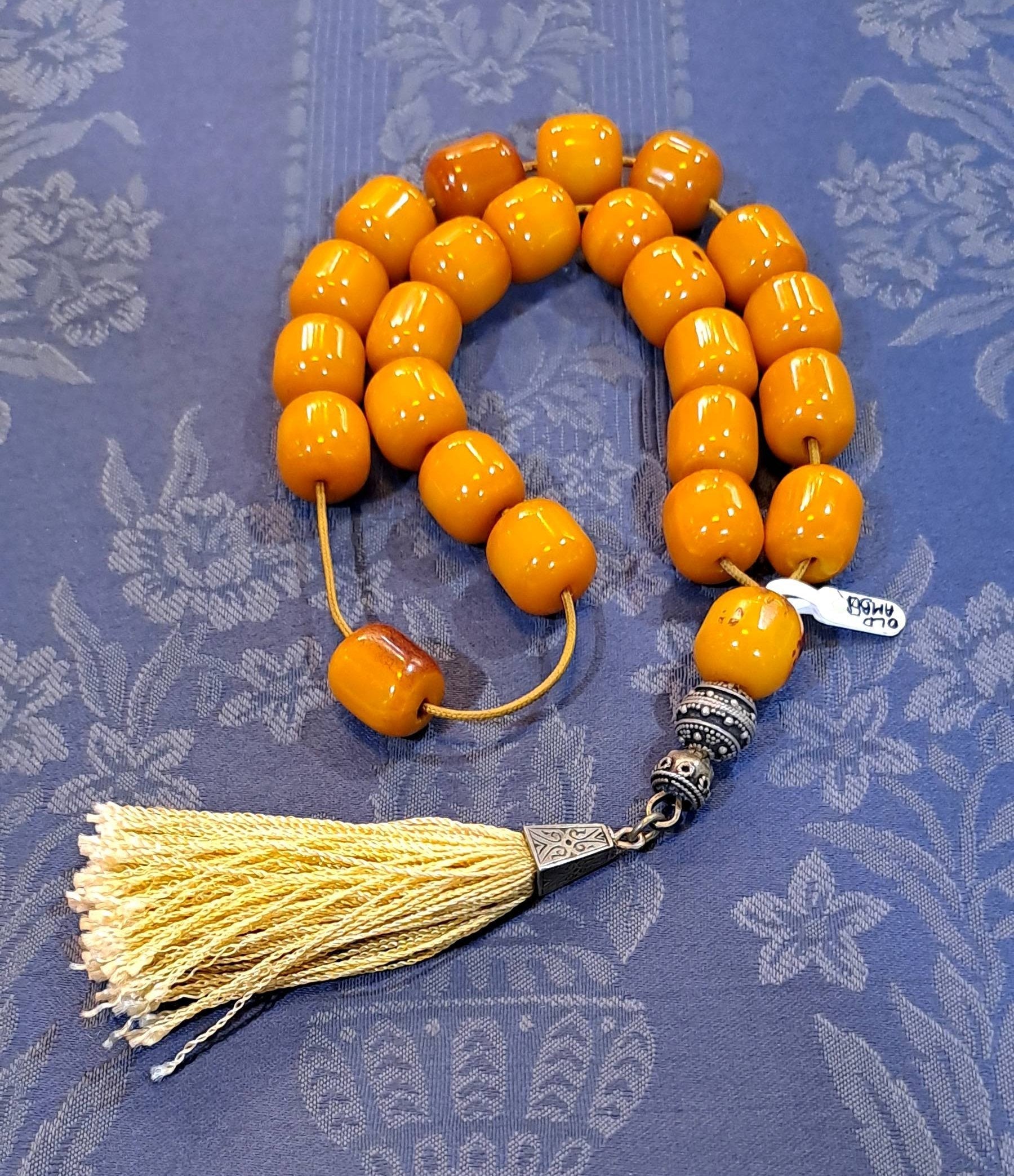 Authentic Old Amber Komboloi (ROS-54)