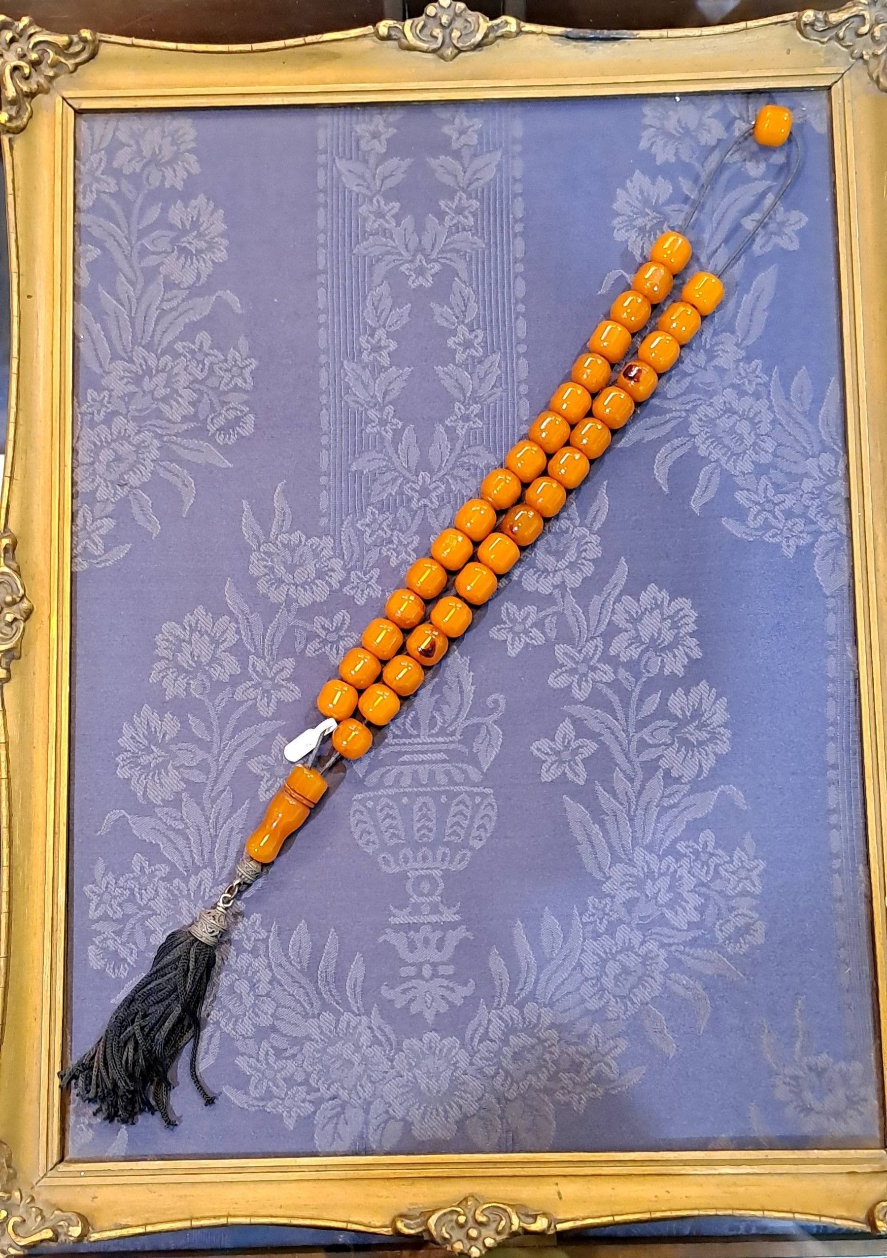 Authentic Old Faturan Komboloi (Old Amber Rosary) (ROS-42)