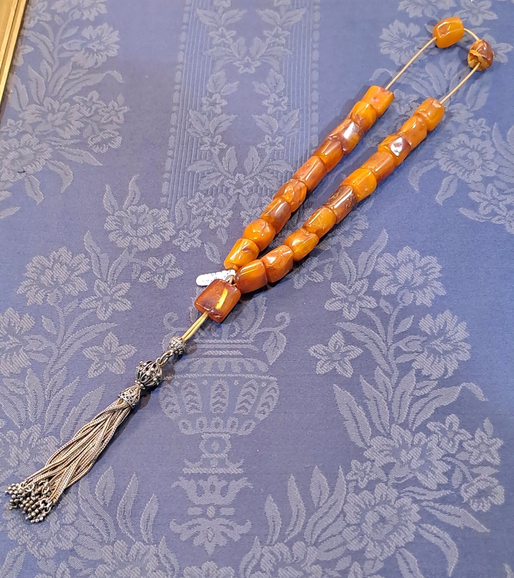 Authentic Old Kachraman Amber Komboloi (ROS-57)