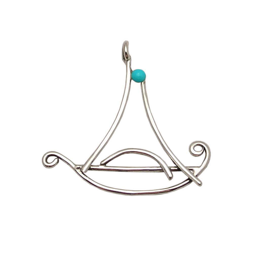 Bronze Candleholder with Greek Traditional Sterling Silver Charm (KU-01)