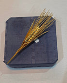 Brooch in 22k gold, handmade brooch, ears of corn brooch design, one of a kind