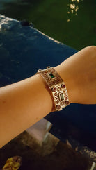 Byzantine Bracelet in Sterling Silver with zircon (B-04)