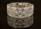 Byzantine Bracelet in Sterling Silver with zircon (B-08)