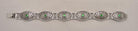 Byzantine Bracelet in Sterling Silver with zircon (B-11)