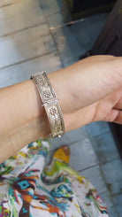 Byzantine Bracelet in Sterling Silver with zircon (B-22)