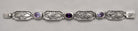 Byzantine Bracelet in Sterling Silver with zircon (B-29)