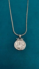 Byzantine Konstantinato Pendant Solid Sterling silver, Greek Handmade Jewelry