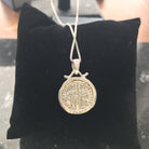 Byzantine Konstantinato Pendant Solid Sterling silver, Greek Handmade Jewelry