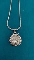 Byzantine Pendant in Sterling silver, Konstantinato pendant (PE-91)