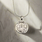 Byzantine Pendant in Sterling silver, Konstantinato pendant (PE-91)