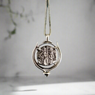 Byzantine Pendant in Sterling silver, Konstantinato pendant (PE-92)