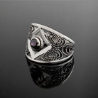 Byzantine Ring in Sterling Silver with zircon (DT-136)