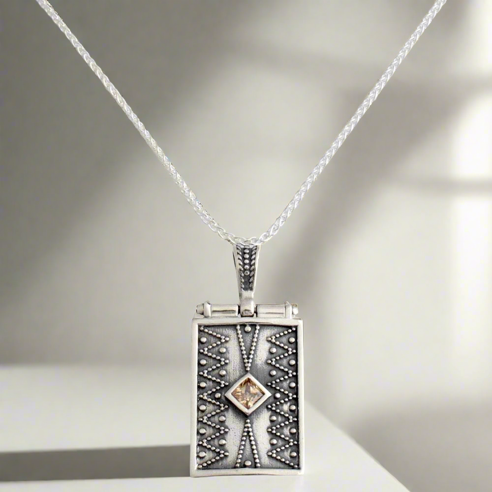 Byzantine pendant in Sterling silver (PE-79)