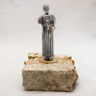 Charioteer of Delphi (Heniokhos), Greek Statue Figure in Sterling Silver (A-03)