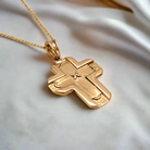 Christening Cross 14k Gold (STX-02)