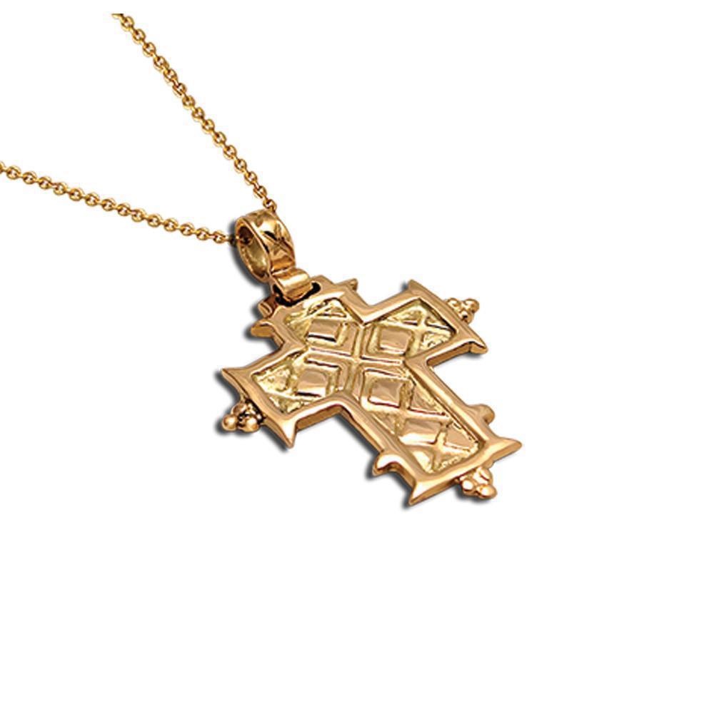 Christening Cross 14k Gold (STX-04)