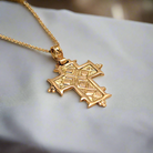 Christening Cross 14k Gold (STX-04)