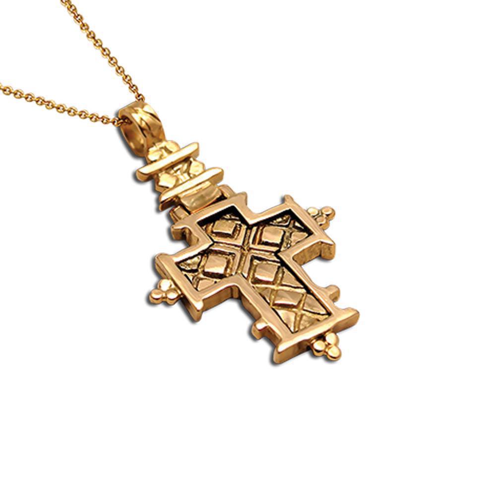 Christening Cross 14k Gold (STX-05)