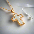 Christening Cross 14k Gold (STX-10)