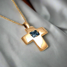 Christening Cross 14k Gold (STX-11)