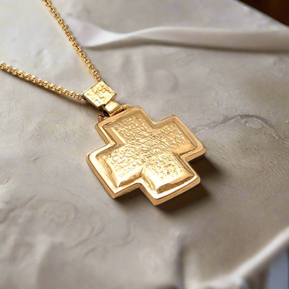 Christening Cross 14k Gold (STX-12)