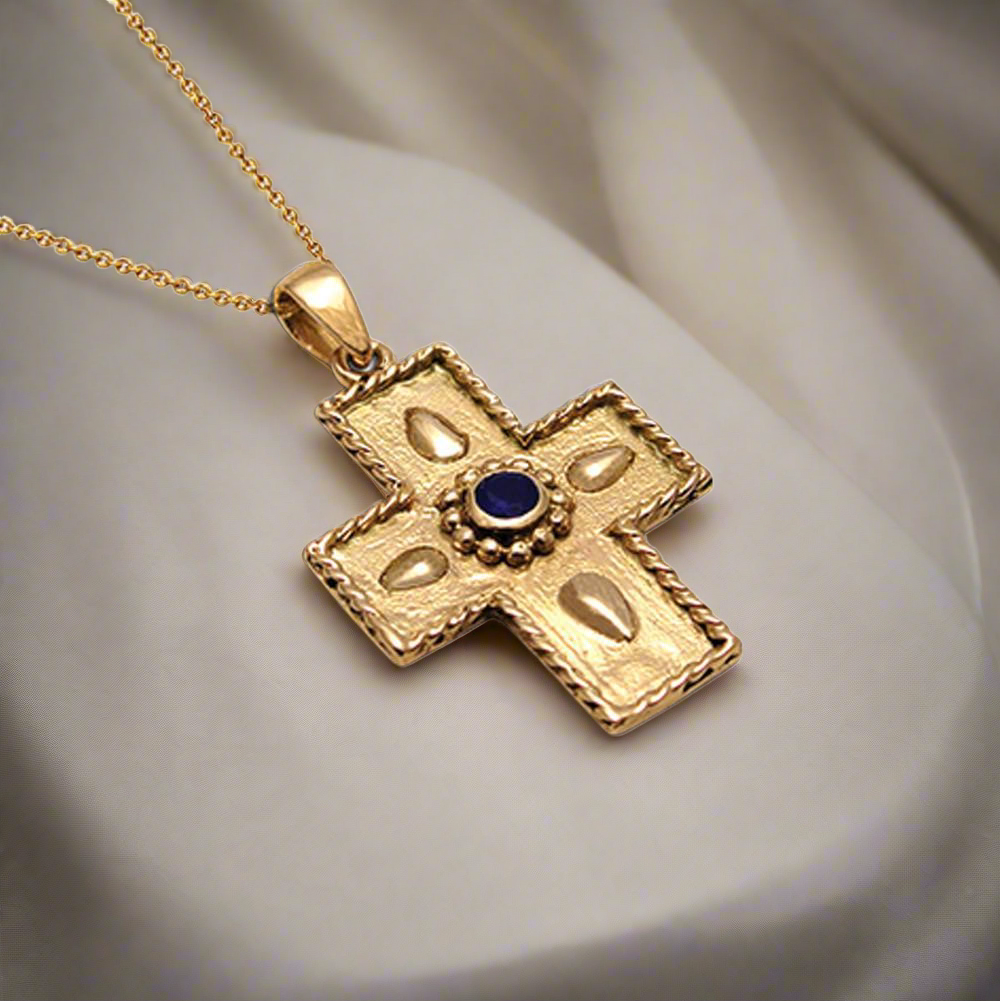 Christening Cross 14k Gold (STX-14)