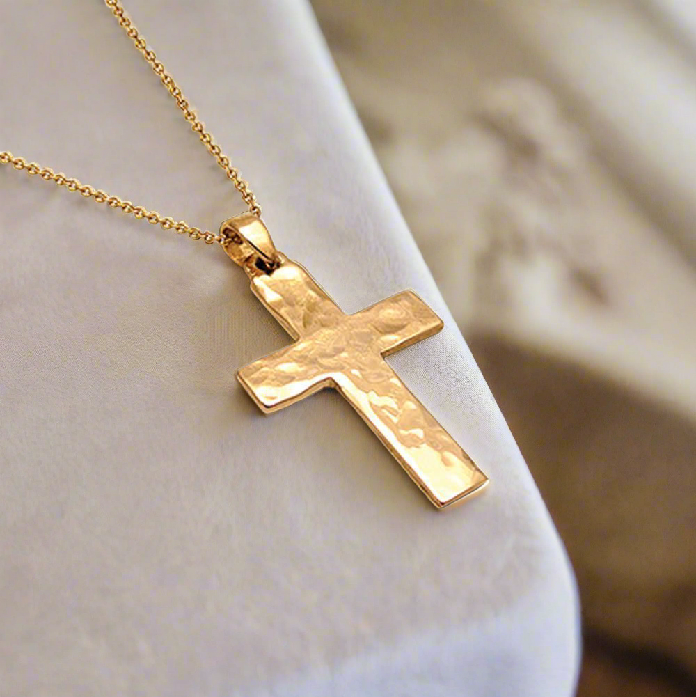 Christening Cross 14k Gold (STX-15)