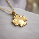 Christening Cross 14k Gold (STX-16)