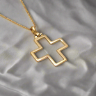 Christening Cross 14k Gold (STX-18)