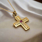 Christening Cross 14k Gold (STX-23)