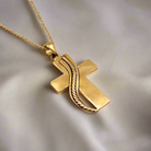 Christening Cross 14k Gold (STX-24)