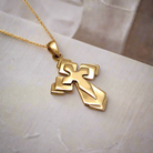 Christening Cross 14k Gold (STX-27)