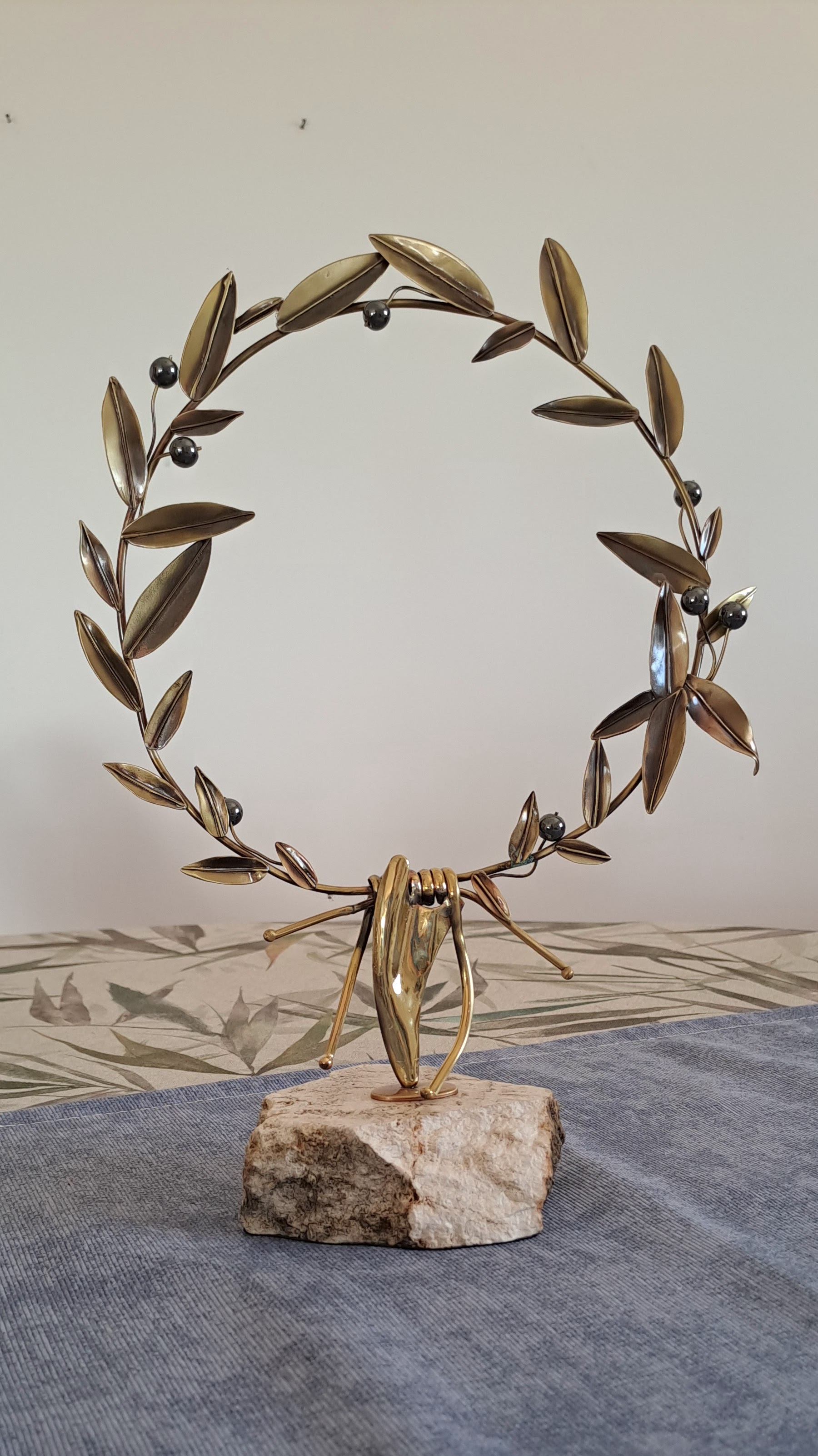 Greek Bronze Olive leaf Wreath (A-85)