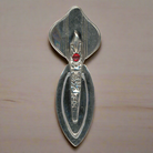 Greek Handmade Bookmark in Sterling Silver with zircon (PH-13)