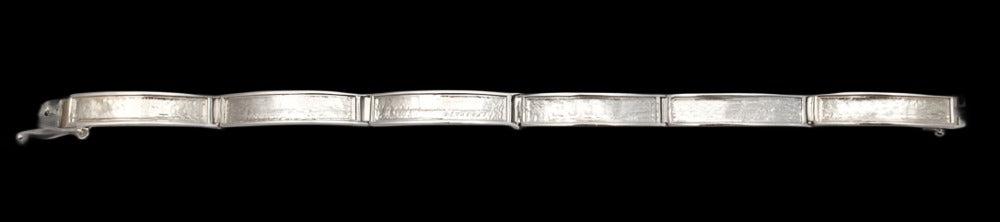 Greek Handmade Bracelet in Sterling Silver (B-151)