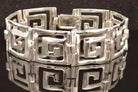 Greek Key Meander Bracelet in sterling silver (B-101)