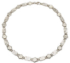 Greek Key Meander Necklace in Sterling Silver (PE-06)